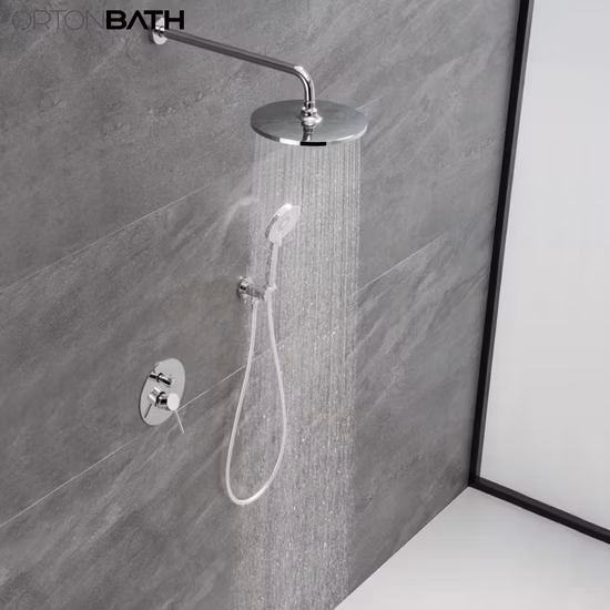 Cupc Watermark Bathroom Shower Faucet in Wall Mounted Rain Shower Set System