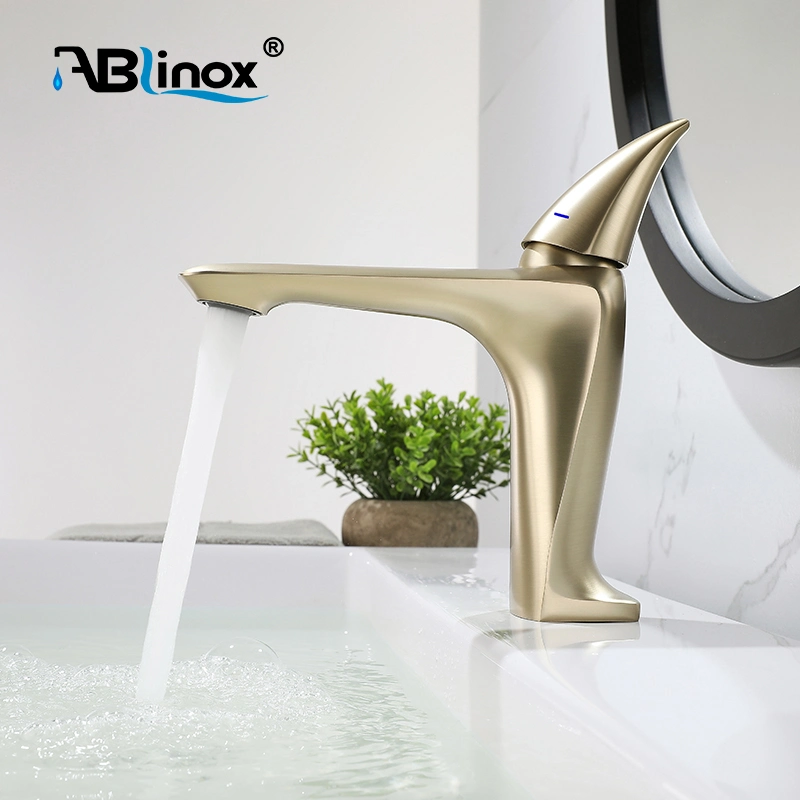 Special Shape New Design Stainless Steel Modern Short Water Bathroom Taps