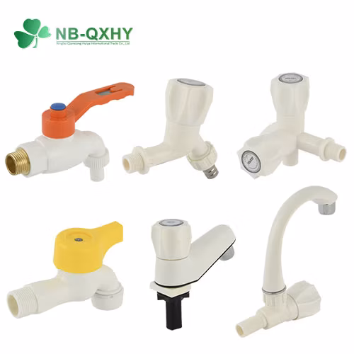 Factory Plastic ABS PP PVC Washing Machine Water Tap Faucet Tap for Pipe