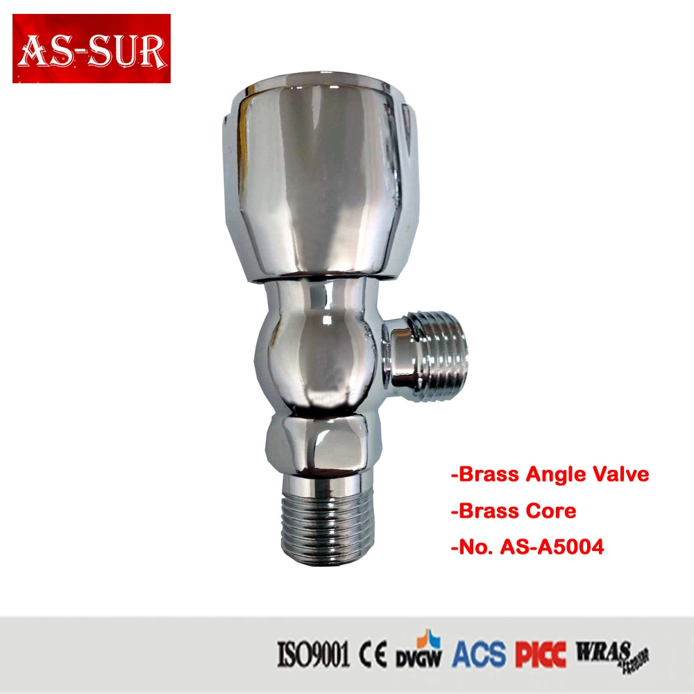 Plumbing Material Chrome Brass Angle Valve A5004