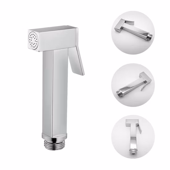 한 가지 기능을 갖춘 사각형 스타일의 욕실 비데 샤타프