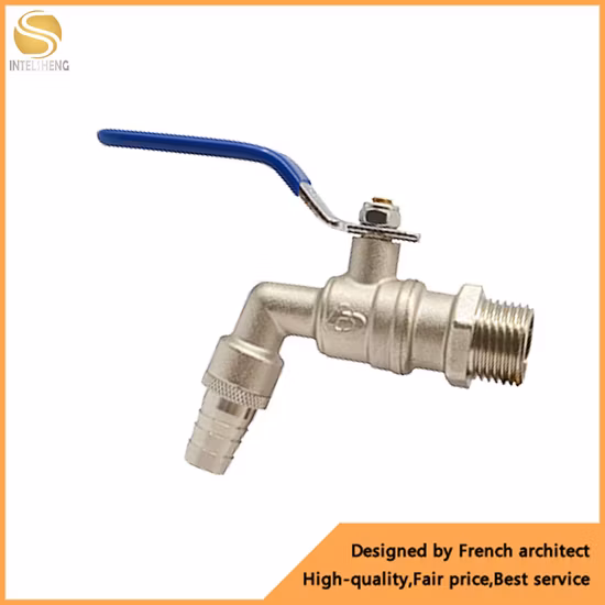 세탁기용 1/2"-1" 니켈 도금 황동 수도꼭지 수전