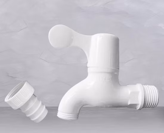 수도꼭지가 있는 PVC-PP 호스로 만든 수도꼭지/세탁기용 PVC 플라스틱