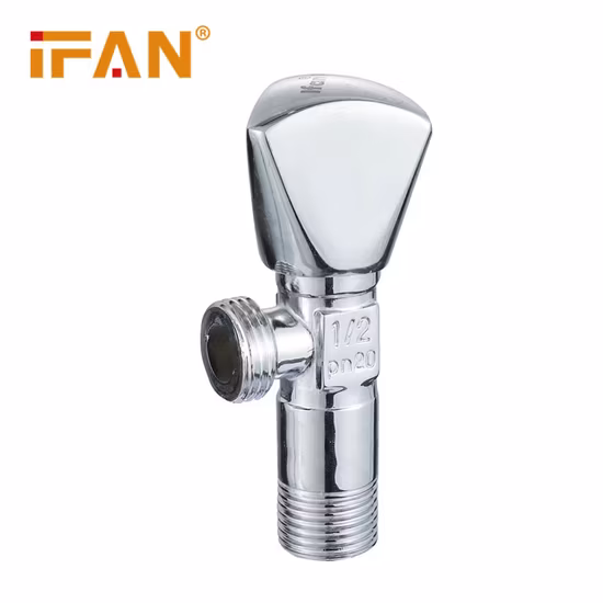 Ifan 품질은 부엌과 화장실 설치를 위한 전통적인 디자인의 황동 앵글 밸브를 보장합니다.