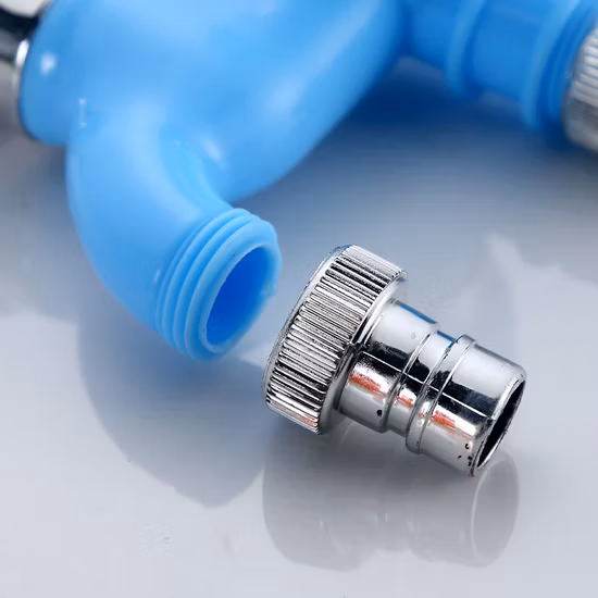 크롬 도금 벽걸이형 단일 냉수 세탁기 정원 수도꼭지 수도꼭지