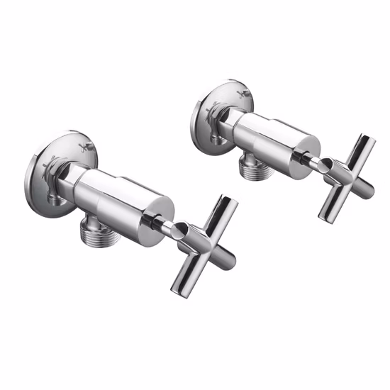 고품질 럭셔리 라운드 황동 세탁기 믹서 탭