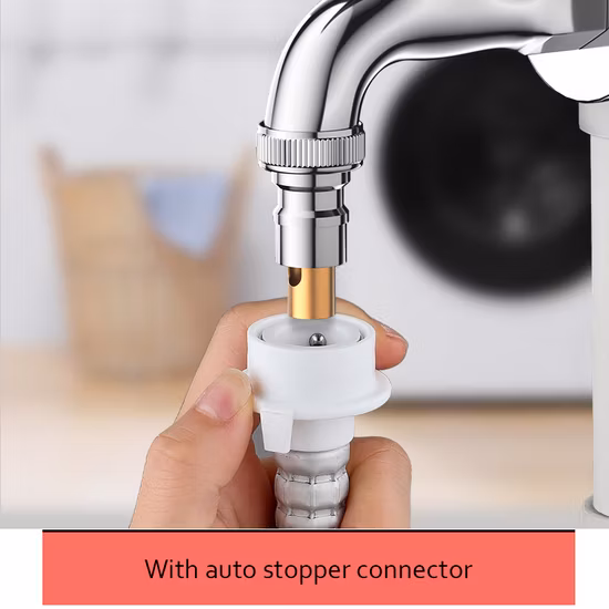 변기 앵글 밸브, 수세식 건, 수도꼭지, 체크 밸브, 이중 물 배출구, 건 노즐 와셔가 있는 변기 물 밸브 부속