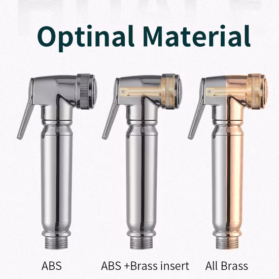 Sanitaryware 욕실 액세서리 ABS 황동 비데 Shattaf