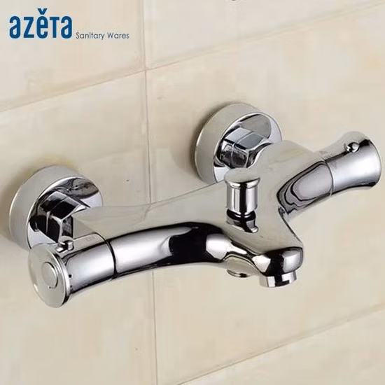 위생 도자기, 욕실 수도꼭지, 황동 온도 조절 밸브, 바 벽 온도 조절 샤워 믹서 탭